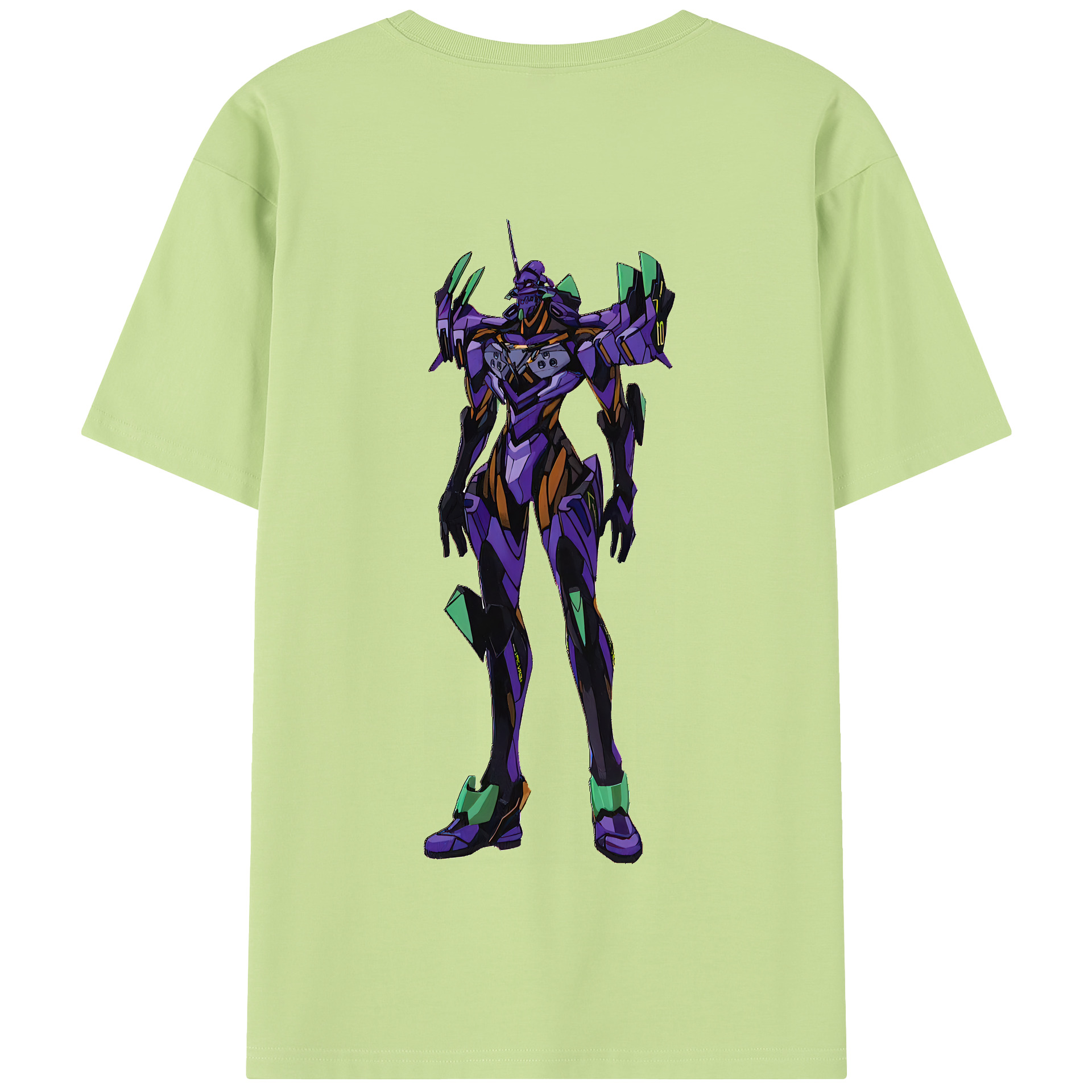 （画像用） EVA 新世紀エヴァンゲリオン 綿100％半袖Tシャツ（背面プリント）